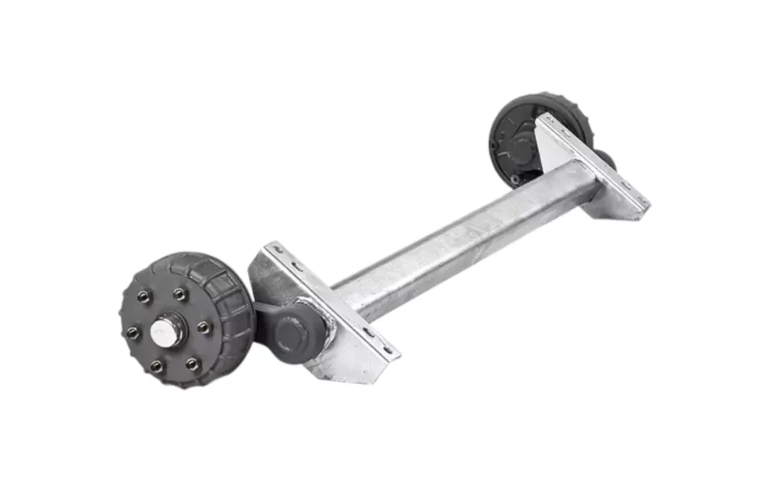 Rubber Suspension Braked Axle 4 – 5 & 6 Stud