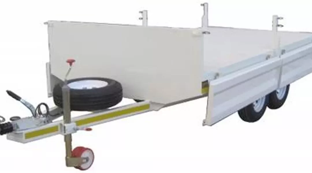 Venter Flatdeck Tandem Drop side 3m Trailer